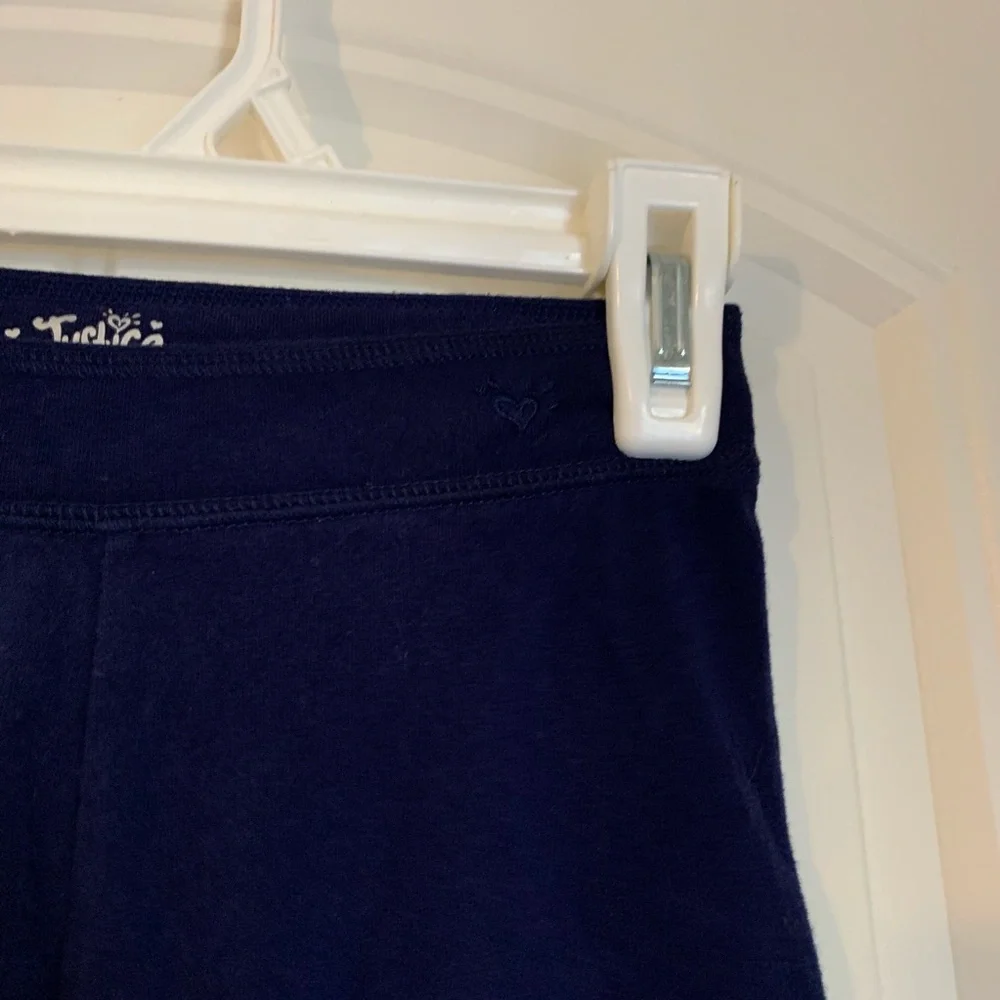 Justice 7 navy stretch Capri workout pants active